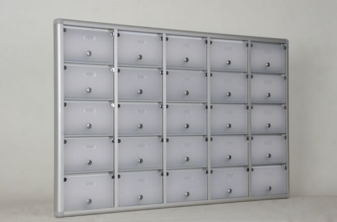 Mailbox with 25 Apartment Nameplate Holders