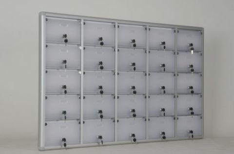 Mailbox with 25 Apartment Nameplate Holders