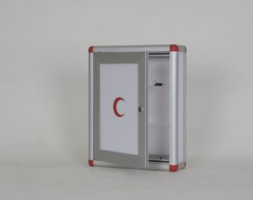First Aid Cabinet Locked