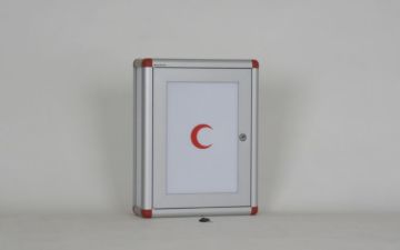 First Aid Cabinet Locked