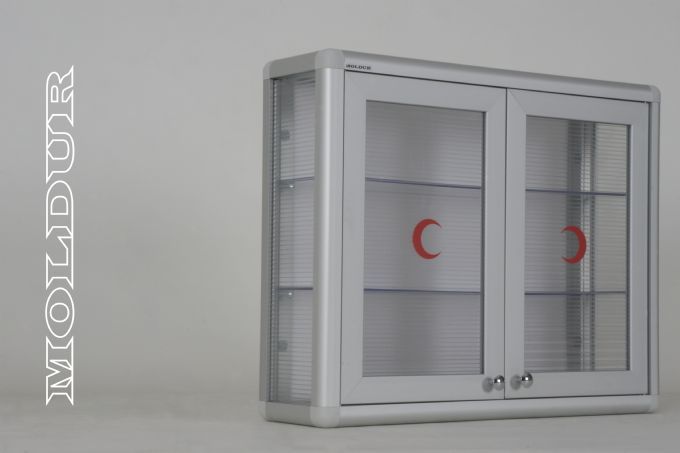 Medicine Cabinet, Double Door, Transparent