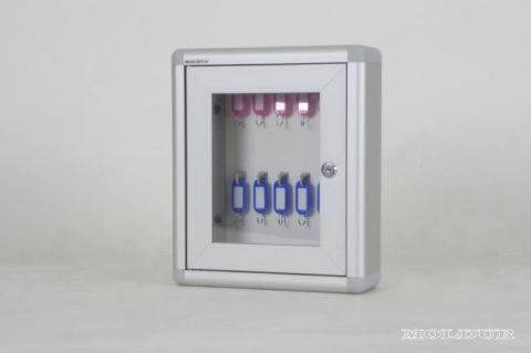 Key Cabinet with Capacity for Ten Hooks