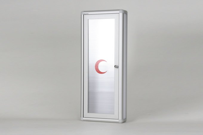 Medicine Cabinet with Tall Transparent Door