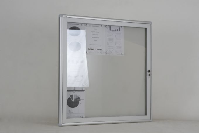 Notice Board, 12 A4 Capacity, Side Opening