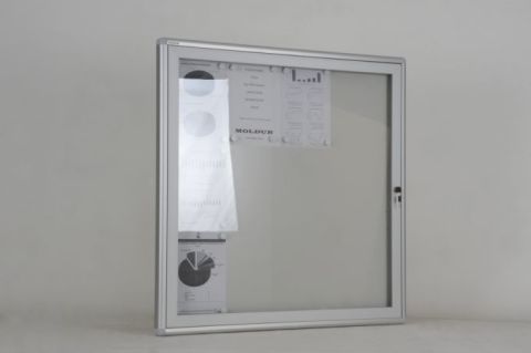 Notice Board, 12 A4 Capacity, Side Opening