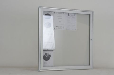 Notice Board, 12 A4 Capacity, Side Opening