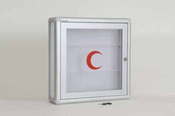 Medicine Cabinet with Square Key