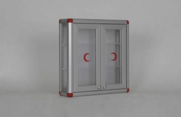 Double-Door Square Medicine Cabinet