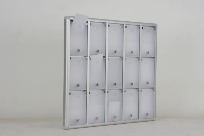 Mailbox with 15 Apartment Nameplates and Compartments