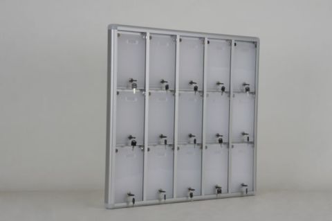 Mailbox with 15 Apartment Nameplates and Compartments