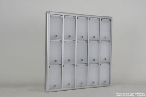 Mailbox with 15 Apartment Nameplates and Compartments