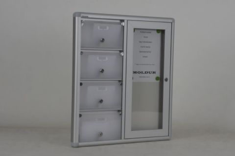 Posta Kutusu 4 Daire Duyuru Panolu