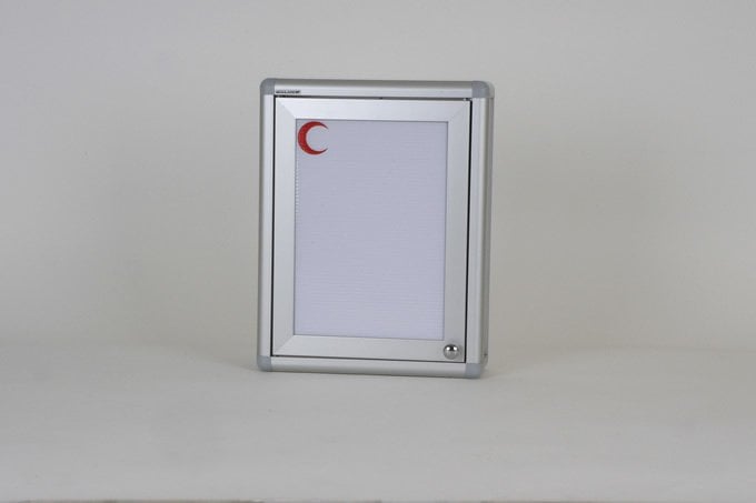 Ecza Dolabı Tek Kapılı Beyaz + Hilal