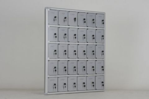 Mobile Phone Locker with 30 Compartments