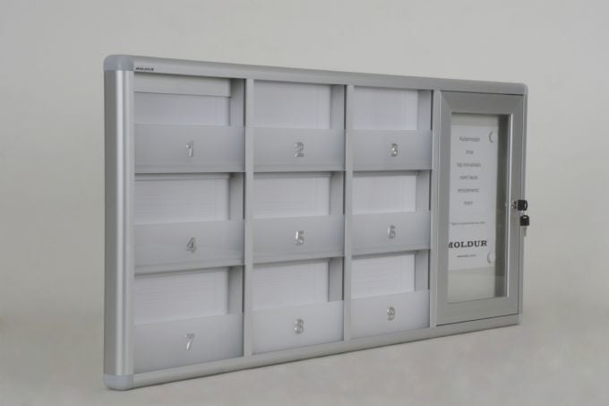 Mailbox for Apartment 9 with Barrier and Notice Board