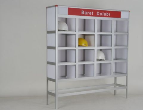Baret Dolabı 16 Gözlü kapısız