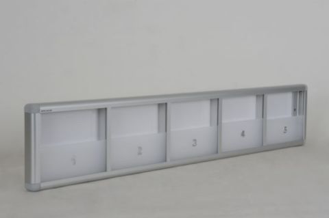 Office Building Mailbox, 5 Compartments