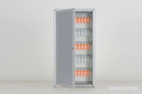 Metal Key Cabinet with 50 Hanger Capacity
