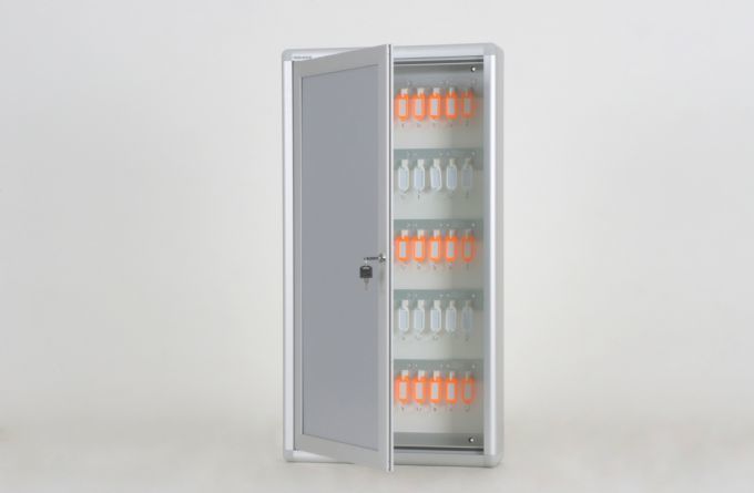 Metal Key Cabinet with 50 Hanger Capacity