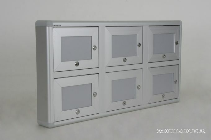 Gun Locker with 6 Compartments and Dual Security Levels