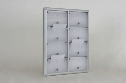 Mailbox with 8 Apartment Nameplate Holders