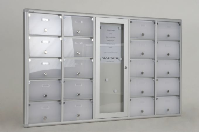 Mailbox 20 Apartment Announcement Board