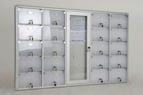 Mailbox 20 Apartment Announcement Board