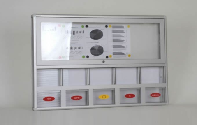 Shared Mailbox with 5 A4 Capacity and A4 Form Holder