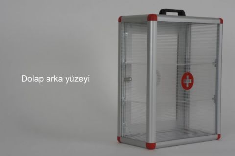 Taşınabilir Kilitli İlk Yardım Dolabı