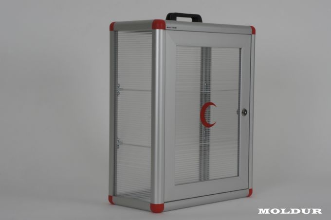 Taşınabilir Kilitli İlk Yardım Dolabı