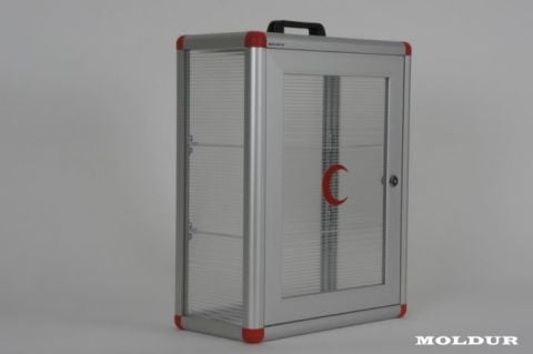 Taşınabilir Kilitli İlk Yardım Dolabı