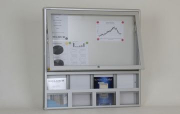 Shared Mailbox and Notice Board with 8 A4 Page Capacity