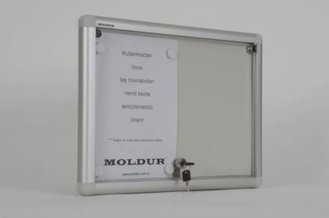 Duyuru Panosu 2 A4 Kapasiteli Kilitlenebilir