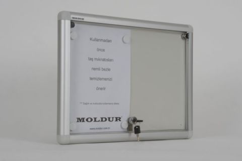 Notice Board, 2 A4 Capacity, Lockable