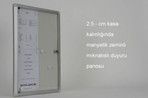 Notice Board with Magnetic Base, 4 A4 Capacity