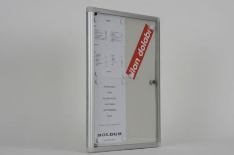 Notice Board with Magnetic Base, 4 A4 Capacity