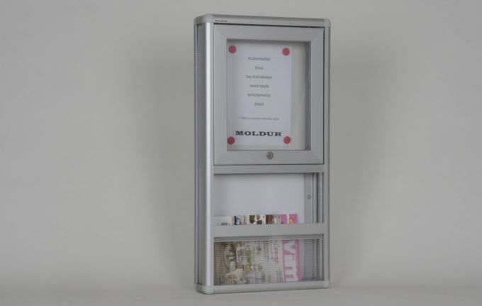 A4 Notice Board with Brochure Holder