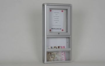 A4 Notice Board with Brochure Holder