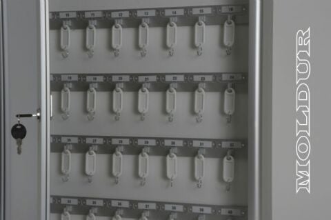 Anahtar Dolabı 40 Kanca Kapasiteli Metal Kapılı