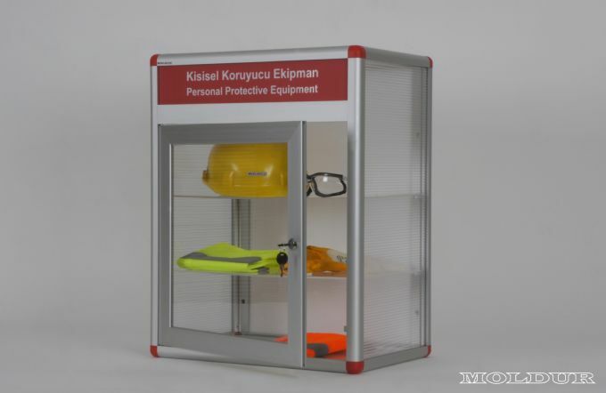 Personal Protective Equipment Cabinet with Lock