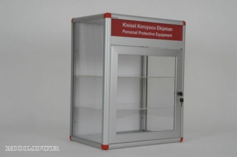 Personal Protective Equipment Cabinet with Lock