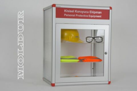 Personal Protective Equipment Cabinet with Lock