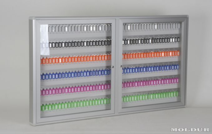 Key Cabinet with 240 Hook Capacity and Number Holder
