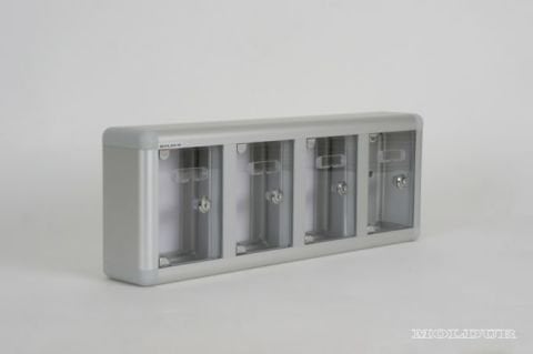Mobile Phone Locker with 4 Compartments and Name Tag Holder