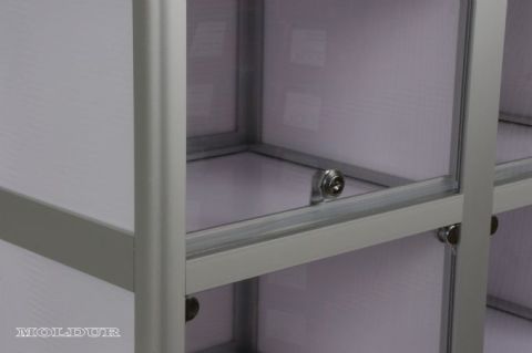 Helmet Cabinet, 21 Lockable Compartments