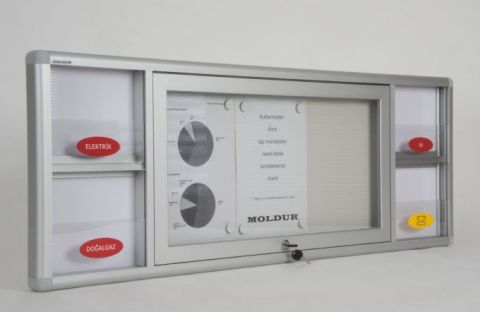 Apartman Ortak Posta Kutusu ve 3 A4 lük Duyuru Panosu