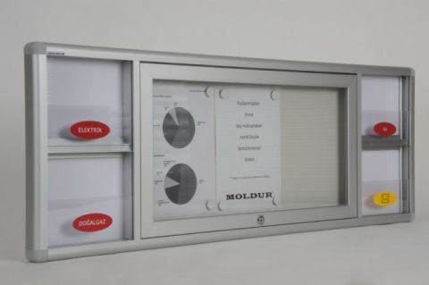 Apartman Ortak Posta Kutusu ve 3 A4 lük Duyuru Panosu