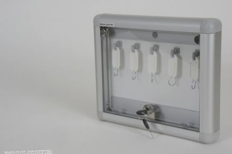 Key Cabinet with 5 Hook Capacity