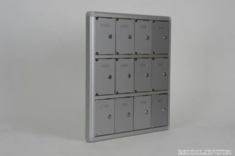 Mobile Phone Locker with 12 Compartments and Name Tag Holder