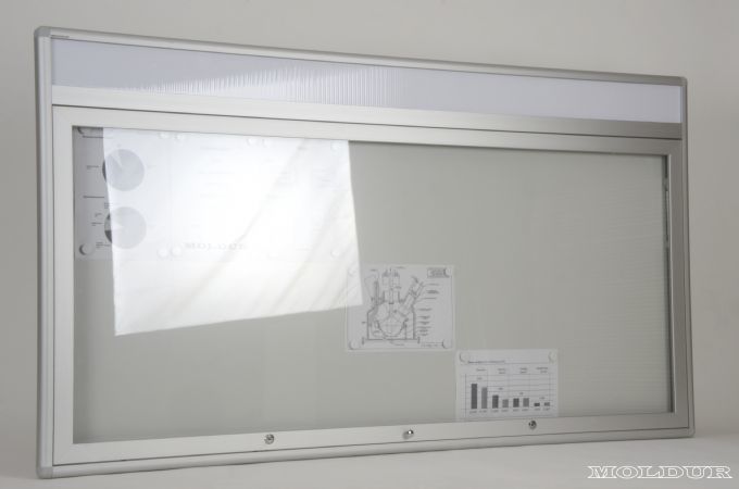Notice Board with 21 A4 Capacity and Information Writing Surface